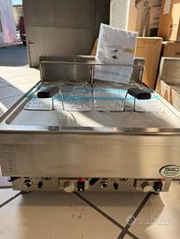 Friggitrice doppja da banco a Gas