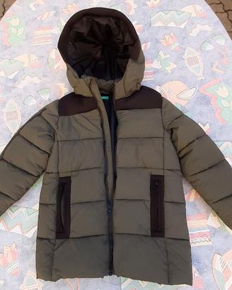 giaccone Benetton Nero-Verde 7-8 anni - h.130