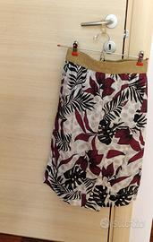 Gonna floreale a portafoglio 