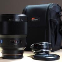 Sony 135mm f1,8 Attacco Alpha A- Minolta