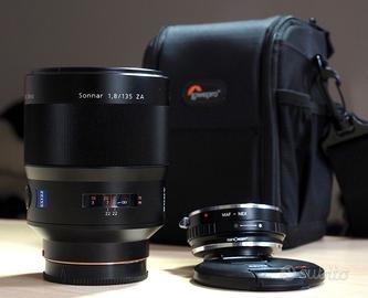 Sony 135mm f1,8 Attacco Alpha A- Minolta