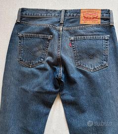 Jeans vintage Levi's 511 in denim blu