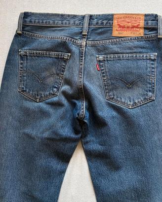 Jeans vintage Levi's 511 in denim blu