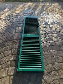 1 PERSIANA verde in alluminio misure 50X180