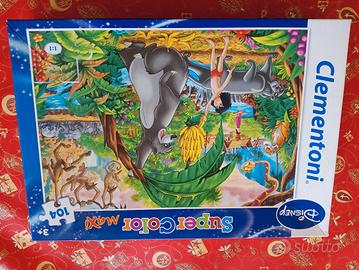 Puzzle Clementoni 104 pezzi sul libro della giungl