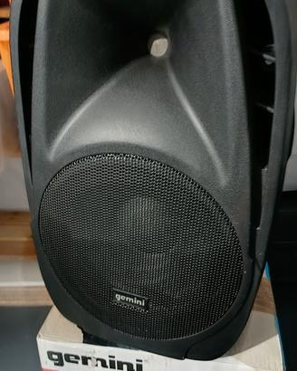 coppia casse amplificate Gemini