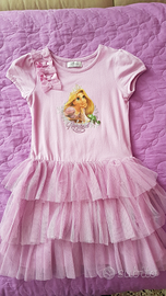 Vestito disney rapunzel 7/8 anni