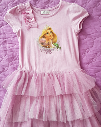 Vestito disney rapunzel 7/8 anni