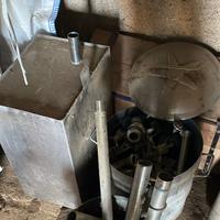 Tubazioni in acciaio/raccorderia mungitrice fissa