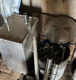 Tubazioni in acciaio/raccorderia mungitrice fissa