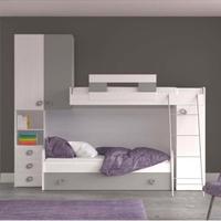 cameretta soppalco bianco grigio