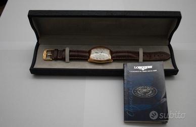 Longines evidenzia oro rosso 18kt