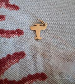 Charm ciondolo  aereo Dodo oro 18 kt