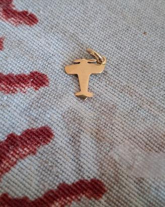 Charm ciondolo  aereo Dodo oro 18 kt