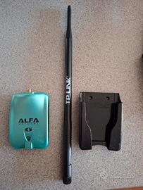 chiavetta wifi alfa con antenna maggiorata