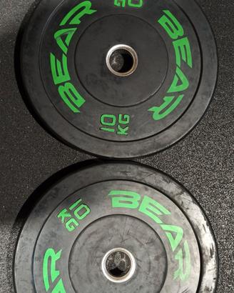 coppia dischi bumper 10kg 