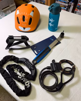 kit bici completo accessori nuovi