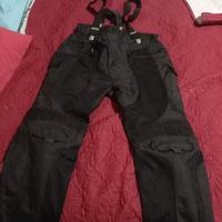 Pantalone moto con protezioni 
