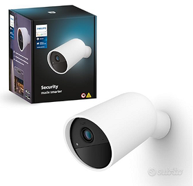 Philips Hue Secure – Telecamera con Cavo (Bianca)