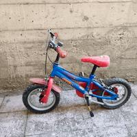 Bici bambino Spider man 