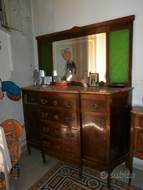 camera da letto, tranne letto, inizio 900.