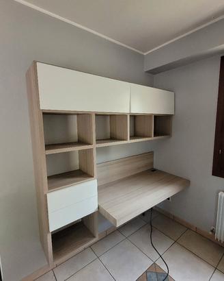 Armadio Scaffalatura Scrivania Soggiorno