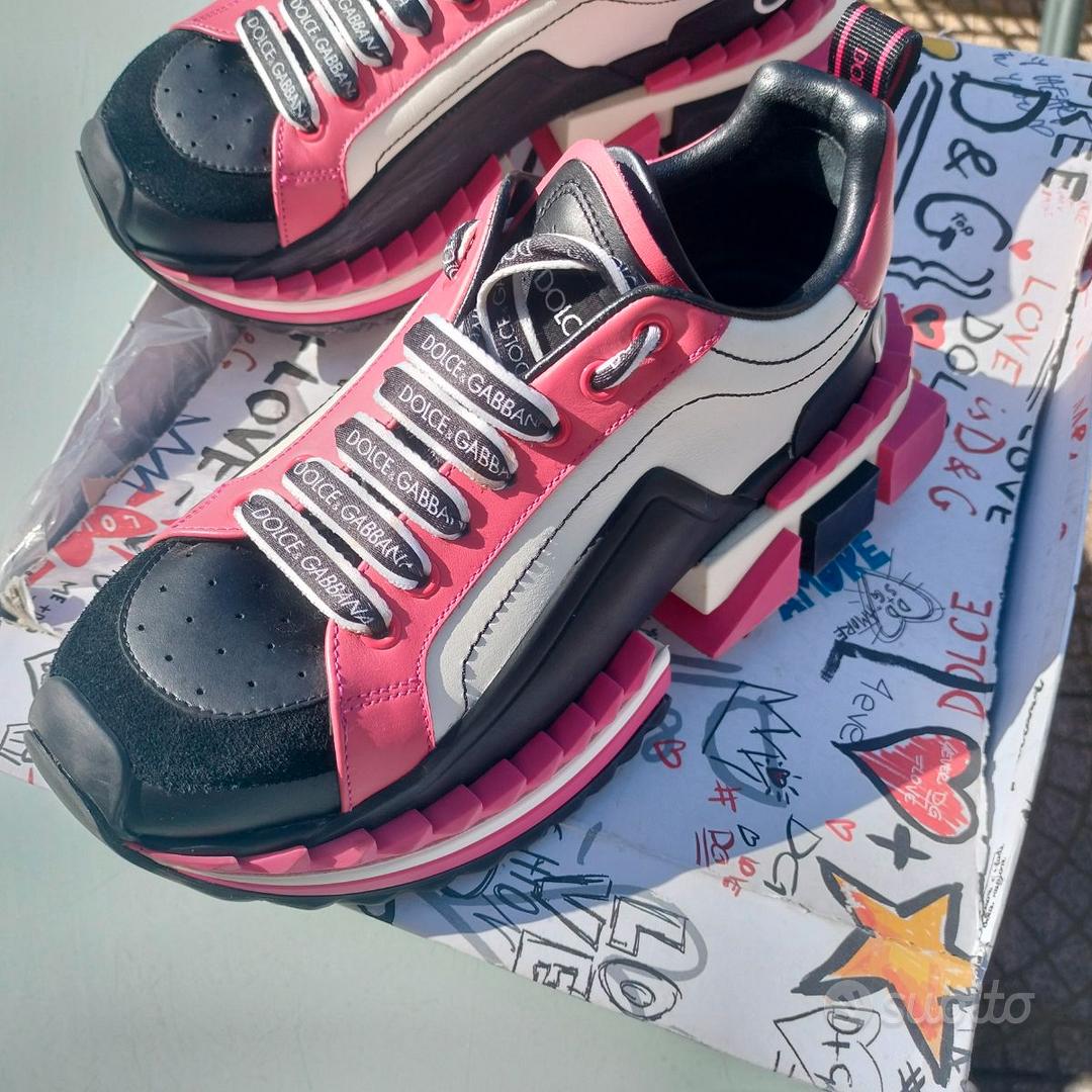Sneakers dolce e gabbana donna Super Queen 40 Abbigliamento e