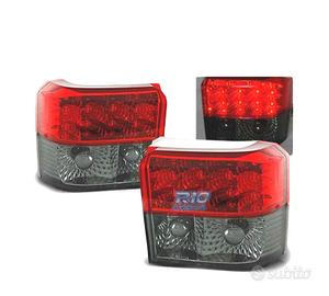 FARI LED PER VOLKSWAGEN VW T4 90-03 ROSSO FUMÉ LED