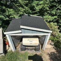 Tettoia robot rasaerba