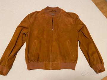 Giubbino pelle scamosciata