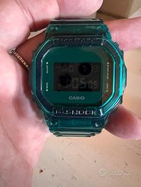 Casio G-shock skeleton series verde trasparente