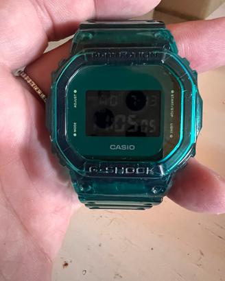 Casio G-shock skeleton series verde trasparente