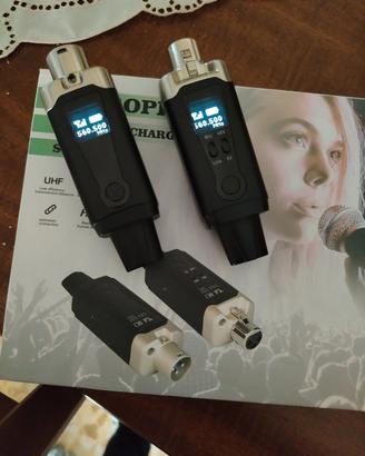 ricevitore wireless x microfono usato 1 volta