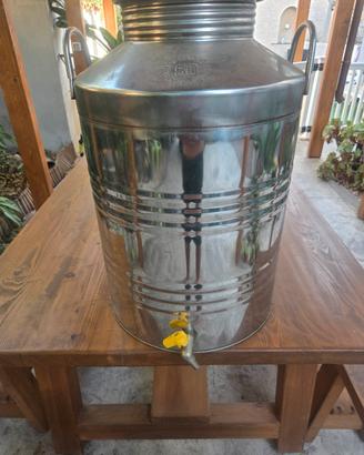 Fusto Olio Acciaio inox 50 litri Quattro effe