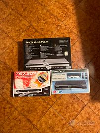 2 decoder digitale terrestre + lettore DVD