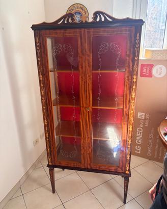 Vetrinetta antica stile Liberty 