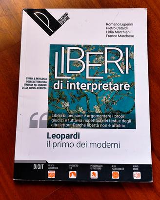 liberi di interpretare leopardi ISBN 9788868895280