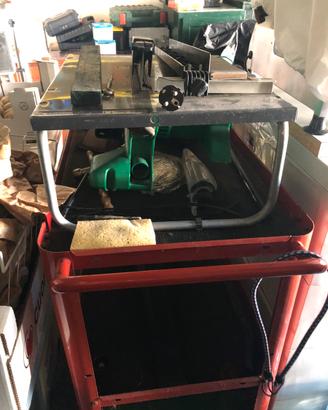 Sega elettrica da tavola legno