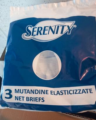 10 CONFEZIONI MUTANDINE ELESTICIZZATE XL SERENITY