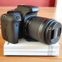 Fotocamera Canon EOS 750D kit 18-55 più accessori 