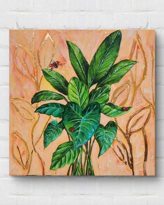 Dipinto originale acrilico, quadro fatto a mano