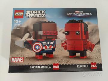 LEGO BRICKHEADZ 40668 Personaggi di Captain Americ