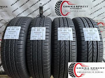 4 PNEUMATICI 175/65 R15 GOODYEAR ESTIVE 80%