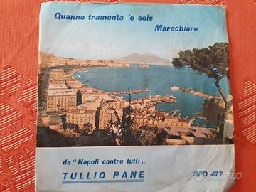 45 Giri Tullio Pane Quanno tramonta 'o sole 1964