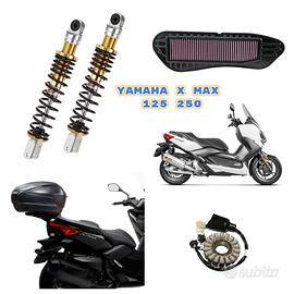 Yamaha X Max 125 250 bauletto plexi scarico freni