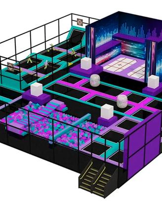 Trampoline Park per Sale Feste e Baby Parkig