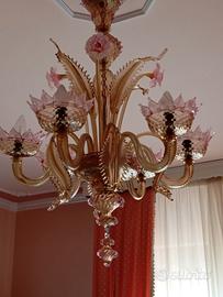 lampadario in murano 