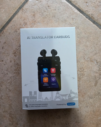 Anfier A9 Translator earbuds 4G, ChatGPT integrato