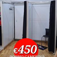 CAMERINI SMONTABILI NEGOZIO ABBIGLIAMENTO 
