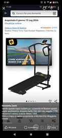 Tapis roulant usato pochissimo Diadora